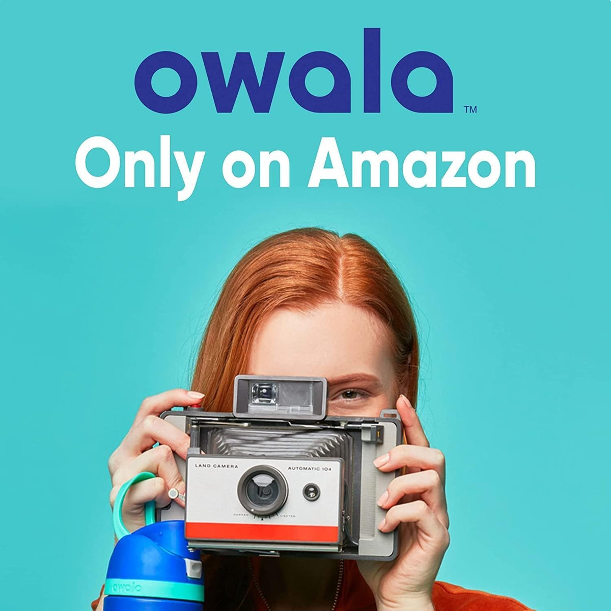 Owala FreeSip Insulated Stainless Steel Water Bottle, 945ml, Denim