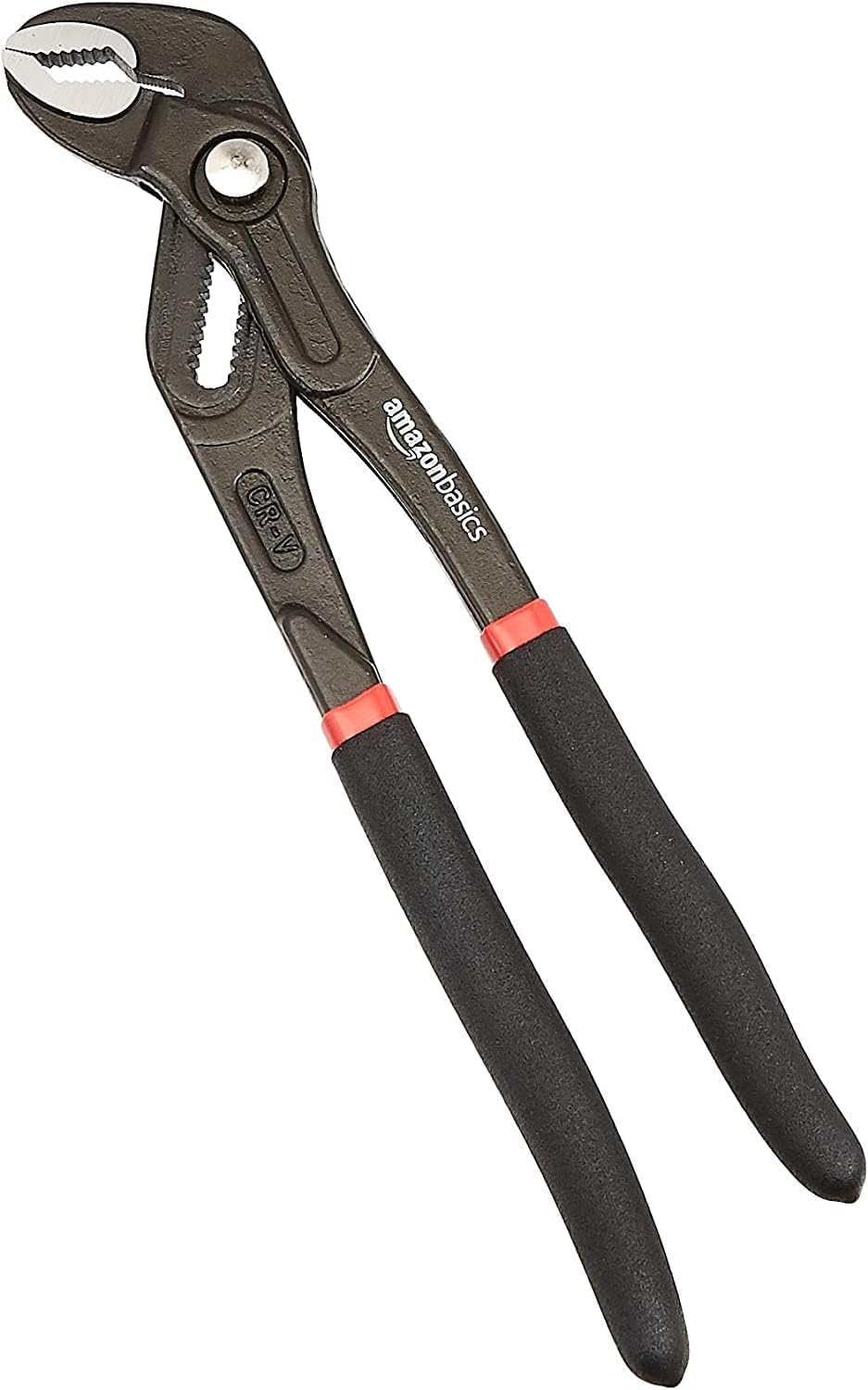 Amazon Basics Quick Release Water Pump Pliers 12" Grooved Slip Joint, Black