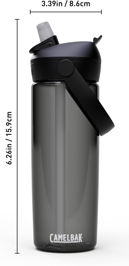 CAMELBAK - Thrive Flip Straw Bottle with Tritan Renew, Drinkware, Charcoal, 600 ml