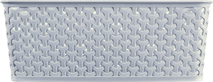 Curver My Style x2 Medium Rectangular Storage Basket 12L - Blue