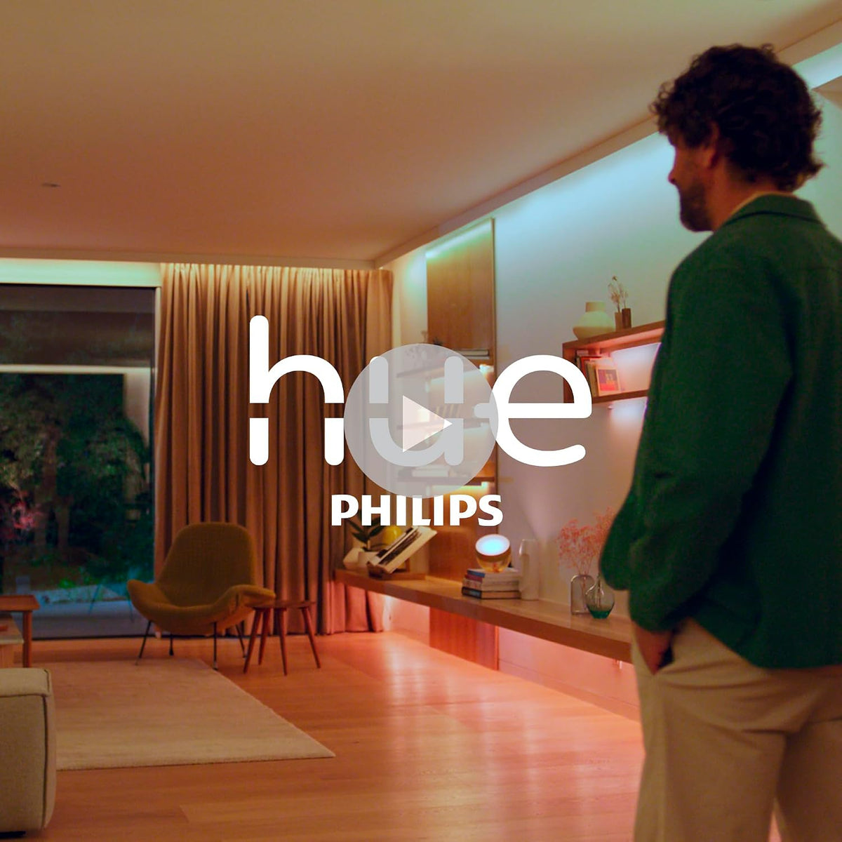 Philips Hue Indoor Solo Smart LED Lightstrip, 5m, Base Kit, 1 Pack