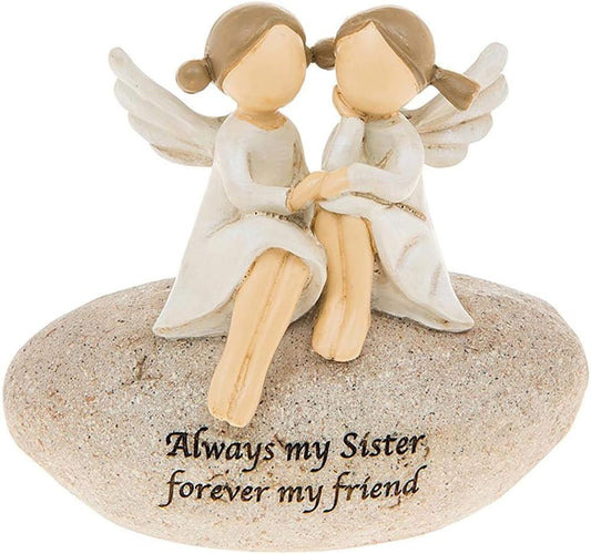 Always My Sister Forever My Friend Engraved Pebble Gift