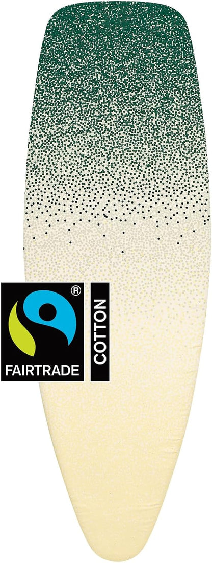 Brabantia - Ironing Board Cover D with 8 mm Foam Padding, Fairtrade Cotton, Durable and Easy Fit for Enhanced Ironing Performance – New Dawn, 135 x 45 cm
