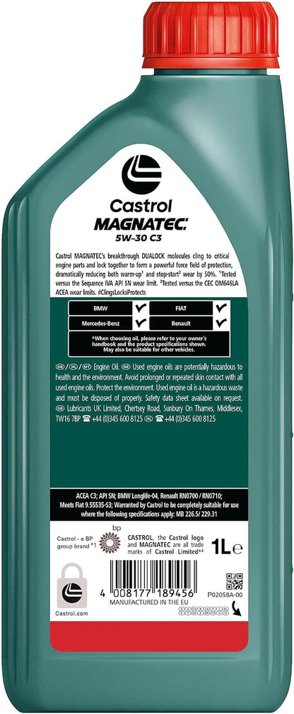 Castrol MAGNATEC 5W-30 C3 Full Synthetic Engine Oil, 1L
