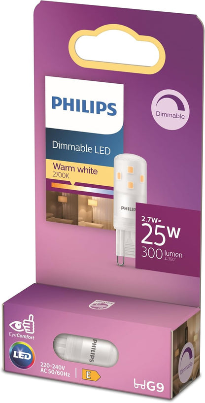 Philips LED Capsule 25W G9 G9 2700K 300lm 15000h Dimming