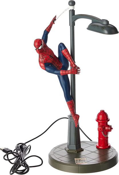 Paladone | Marvel Spiderman Desk Lamp | Officially Licensed Disney Light | Marvel Streetlight | Spider Man Spotlight | Gift for Multiverse Fans | Avengers Desk Light | Peter Parker Table Lamp