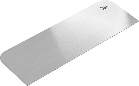 Tala Stainless Steel Icing Scraper and Icing Smoother, Essential Cake Icing Accessory for Seamless Crumb Coats, Butter Cream, and Royal Icing Application, Metallic Silver, Large, 25.5 cm