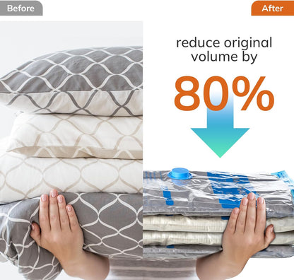 Vacuum Storage Bags - MONVANE 3Pack Space Saver Bags with Wired Electric Air Pump Suitable for Travel Luggage Suitcase Clothing