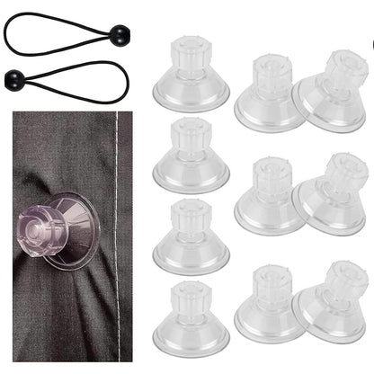 10 PCS Limpets for Caravan Awning, Limpets for Awning Suction Cup