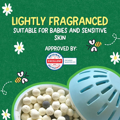 ecoegg - Laundry Egg, 70 Washes - Non-Bio Laundry Detergent for Sensitive Skin - Fresh Linen - Refillable