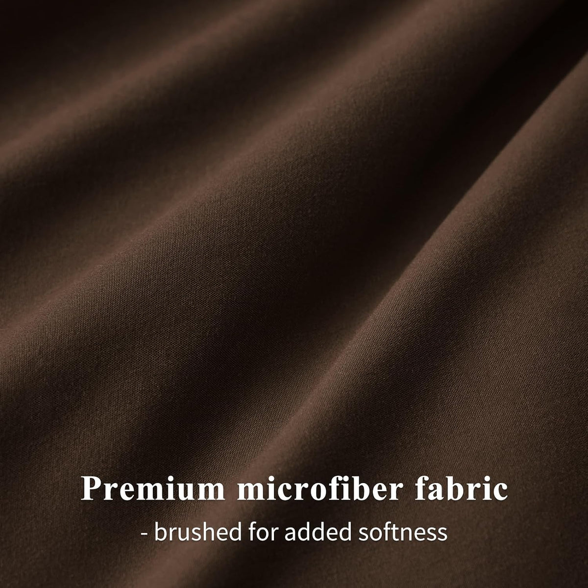 Aisbo Double Duvet Cover Set Grey, Brushed Microfiber Bedding Set
