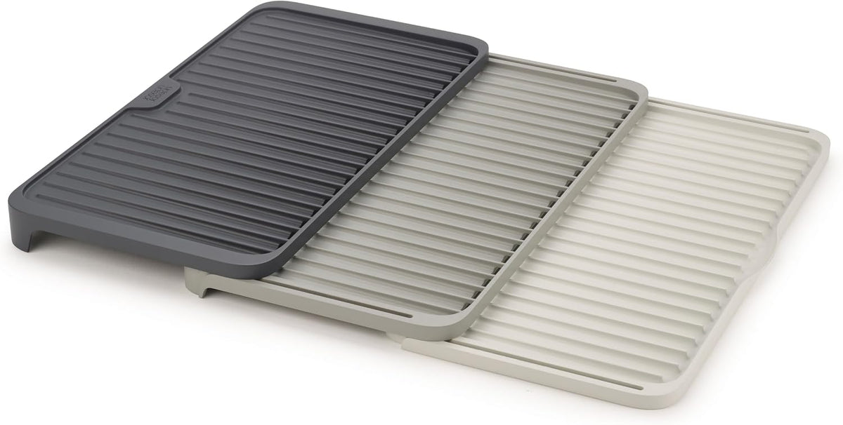 Joseph Joseph Tier Expandable Draining Board, Plastic, Grey, 2