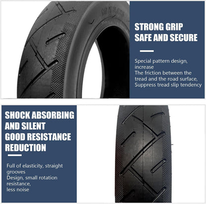 10 Inch Electric Scooter Tyres 10 x 2.125, Scooter Inner Tube and Tyre, Front/Rear Tires for Xiaomi Wheel Inflatable Tires Replacement