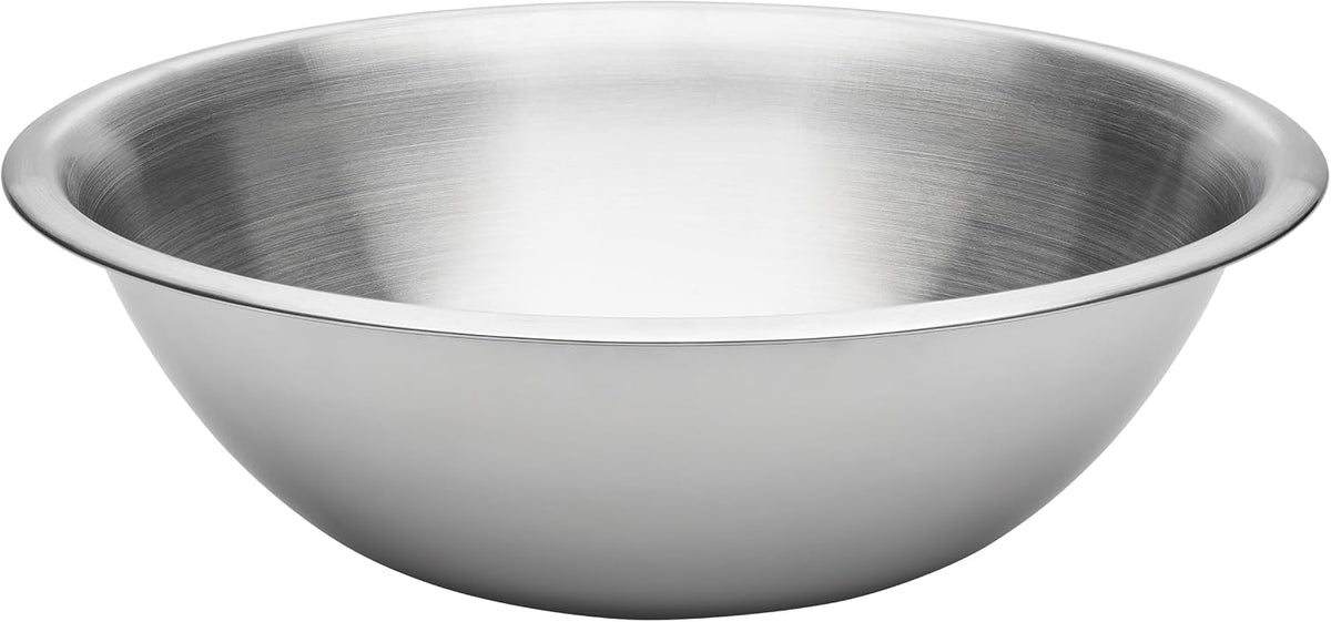 Chef Aid Stainless Steel Mixing Bowl 30 cm Diameter, Perfect Tool for Food Preparation and Serving Freshly Produced Food, 3.9 Litre Capacity, Dishwasher, Fridge and Freezer Safe