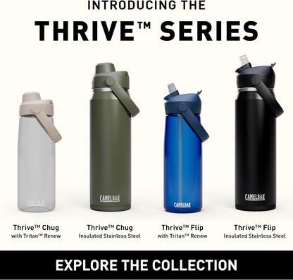 CAMELBAK - Thrive Flip Straw Bottle with Tritan Renew, Drinkware, Charcoal, 600 ml
