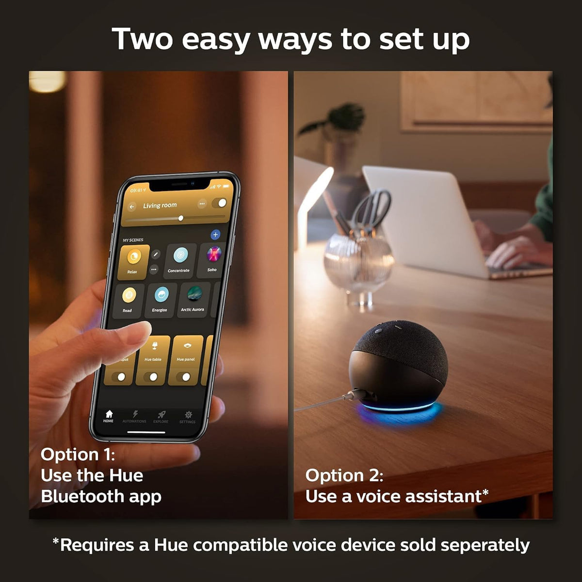 Philips Hue Smart LED Bulb, Smart Home, E27