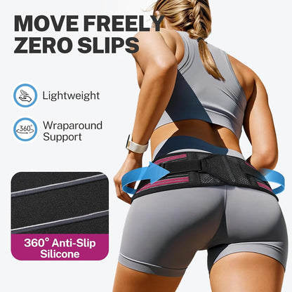 Sacroiliac Support Belt with Enhancing Compression for Pelvic Stability