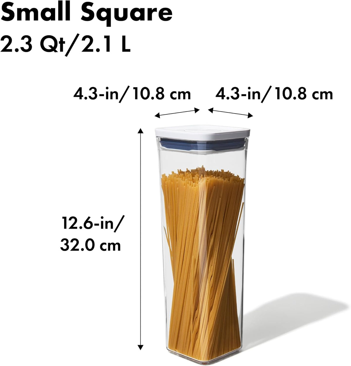 OXO Good Grips POP Container, Small Square Tall 2.1 L