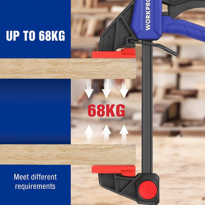 WORKPRO 305 mm Ratchet Bar Clamp Set, 2-Pack