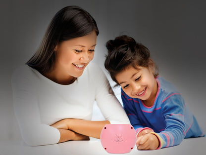 LEXIBOOK, Gabby's Dollhouse Projector Clock, RL977GDH | Celing projection, timer, LCD screen, Snooze, Battery operated, Pink