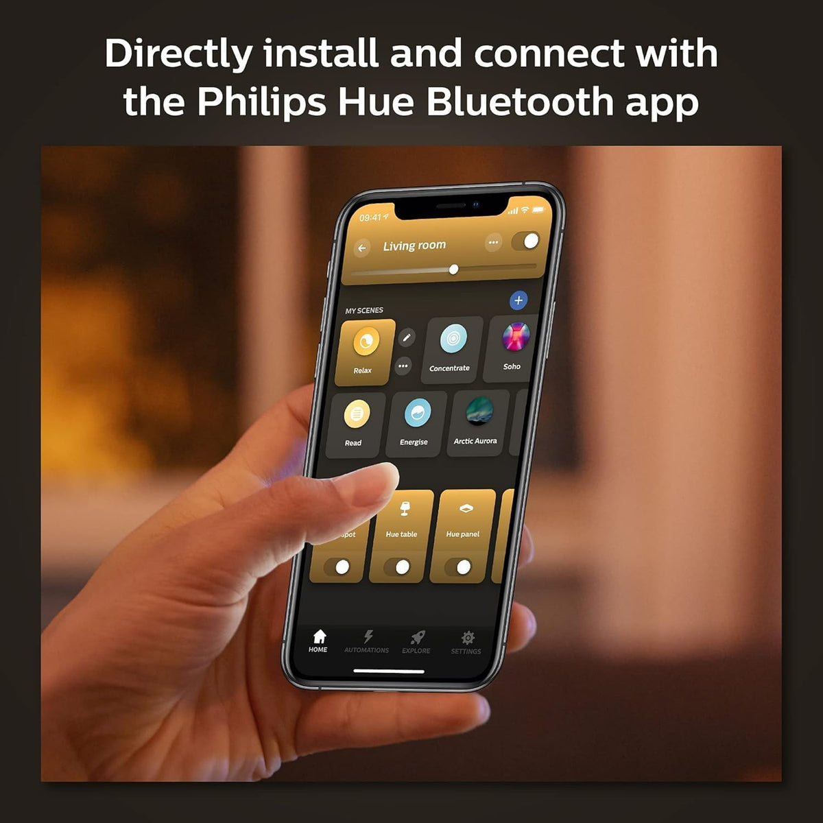 Philips Hue Smart LED Bulb, Smart Home, E27