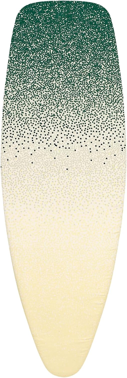 Brabantia - Ironing Board Cover D with 8 mm Foam Padding, Fairtrade Cotton, Durable and Easy Fit for Enhanced Ironing Performance – New Dawn, 135 x 45 cm