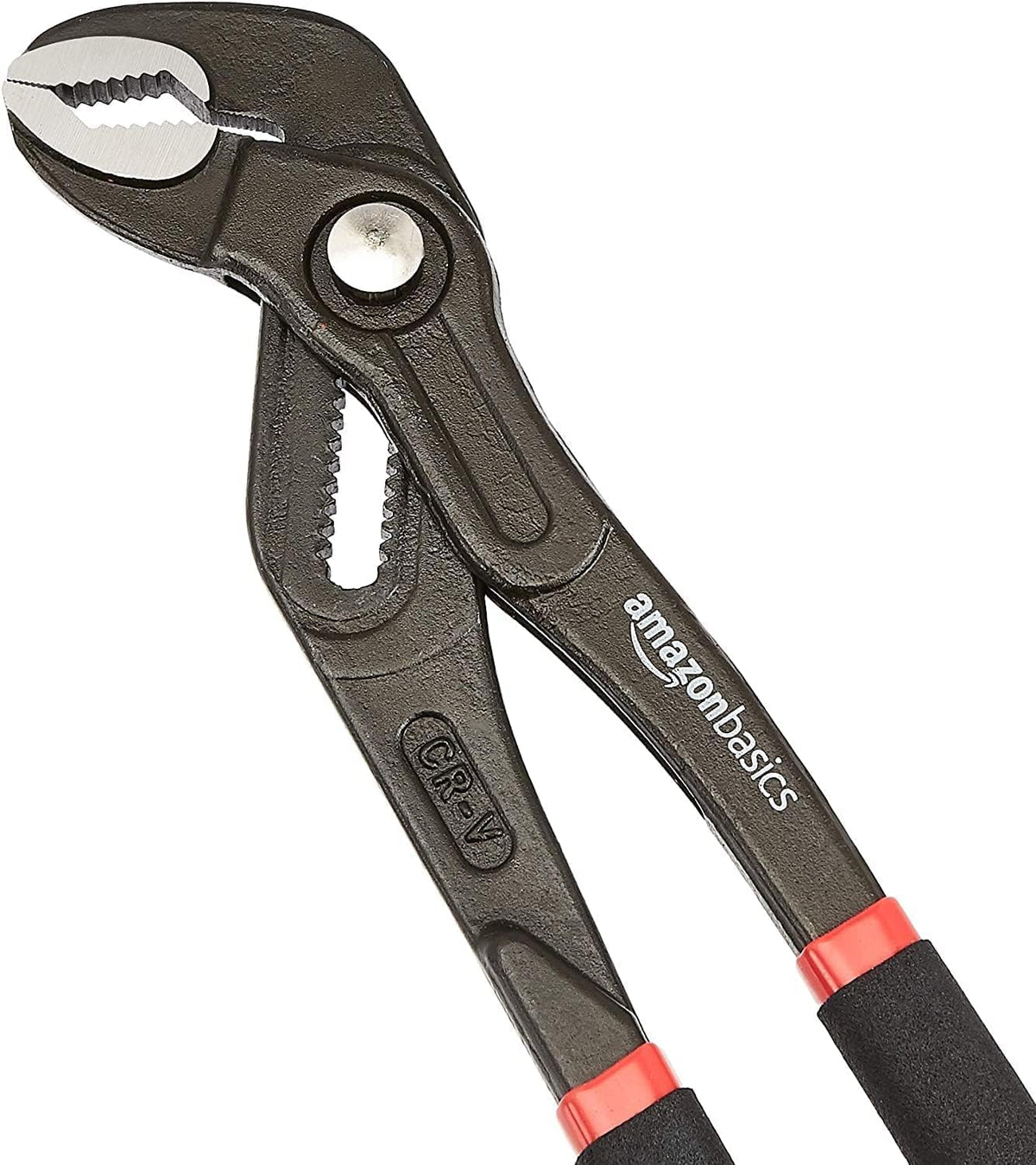 Amazon Basics Quick Release Water Pump Pliers 12" Grooved Slip Joint, Black