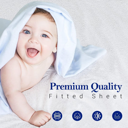 100% Waterproof Mattress Protector Double Bed 137x190 Extra Deep 30CM Fitted Skirt, Premium Cotton Terry Bed Wetting Protection, Non-noisy, Breathable, Hypoallergenic, Washable Sheet Cover