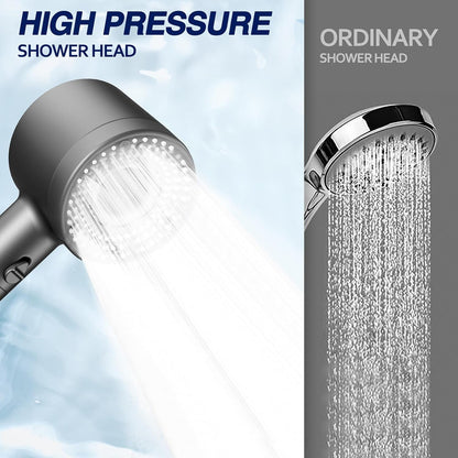 Blendura Shower Head with Hose, Hard Water Filter Shower Head
