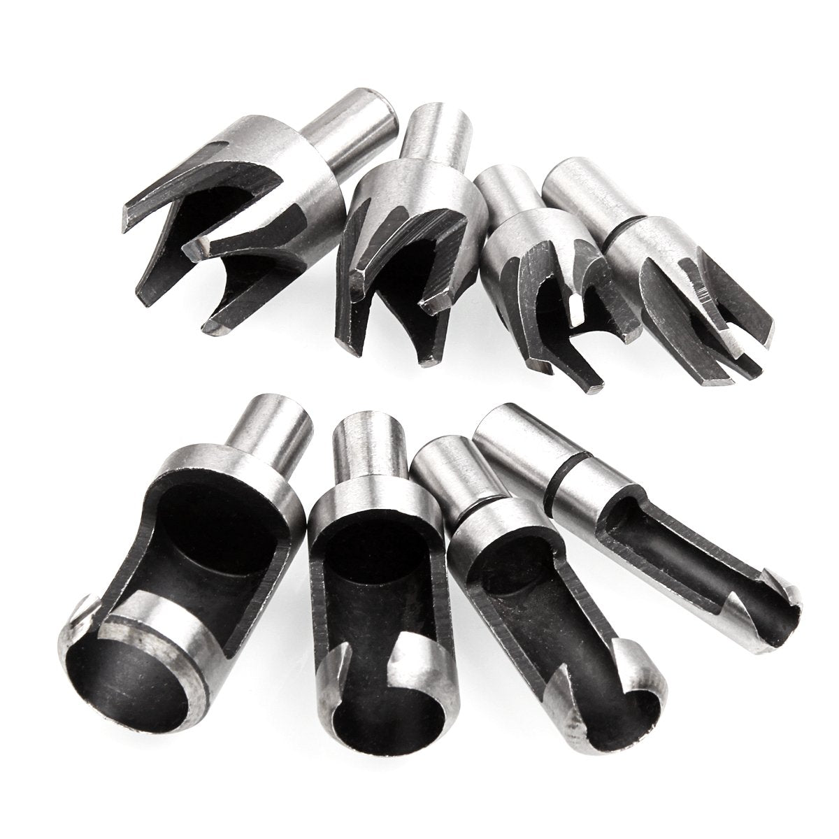 8 Pieces HSS Wood Plug Cutter Set, ASelected Tenon Cutter Drill Bits for Wood Set Trend Metric 6mm 10mm 13mm 16mm