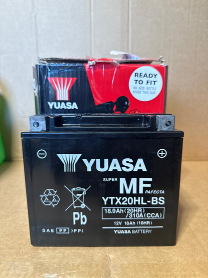 Yuasa YTX20HL 12V 310 CCA AGM VRLA High Performance Motorbike Battery