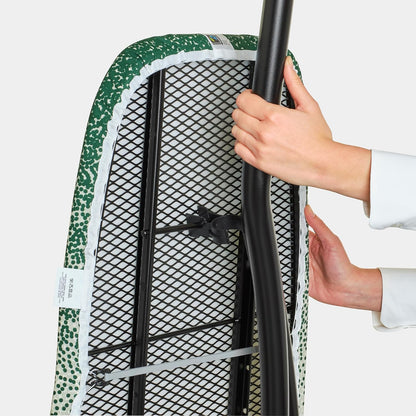 Brabantia - Ironing Board Cover D with 8 mm Foam Padding, Fairtrade Cotton, Durable and Easy Fit for Enhanced Ironing Performance – New Dawn, 135 x 45 cm