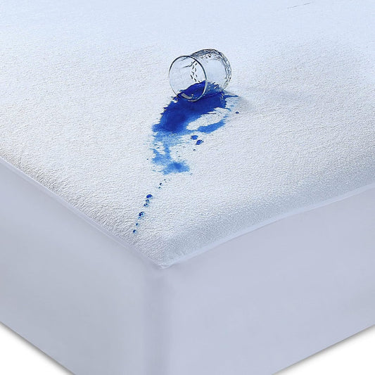 Caroline Shatuik Waterproof Mattress Protector King |40cm Extra Deep Fitted King Size Waterproof Bed Protector Topper | Non Noisy & Breathable Mattress Cover King Size Bed(152 X 200 +40CM)
