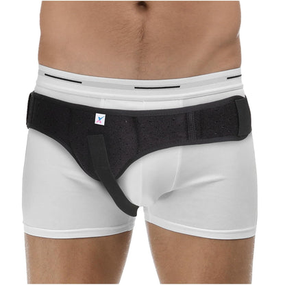 Medically Approved Hernia Belt, Truss, Inguinal Support Left Or Right Side With Removable Hernia Compression Pad Included - Universal Size