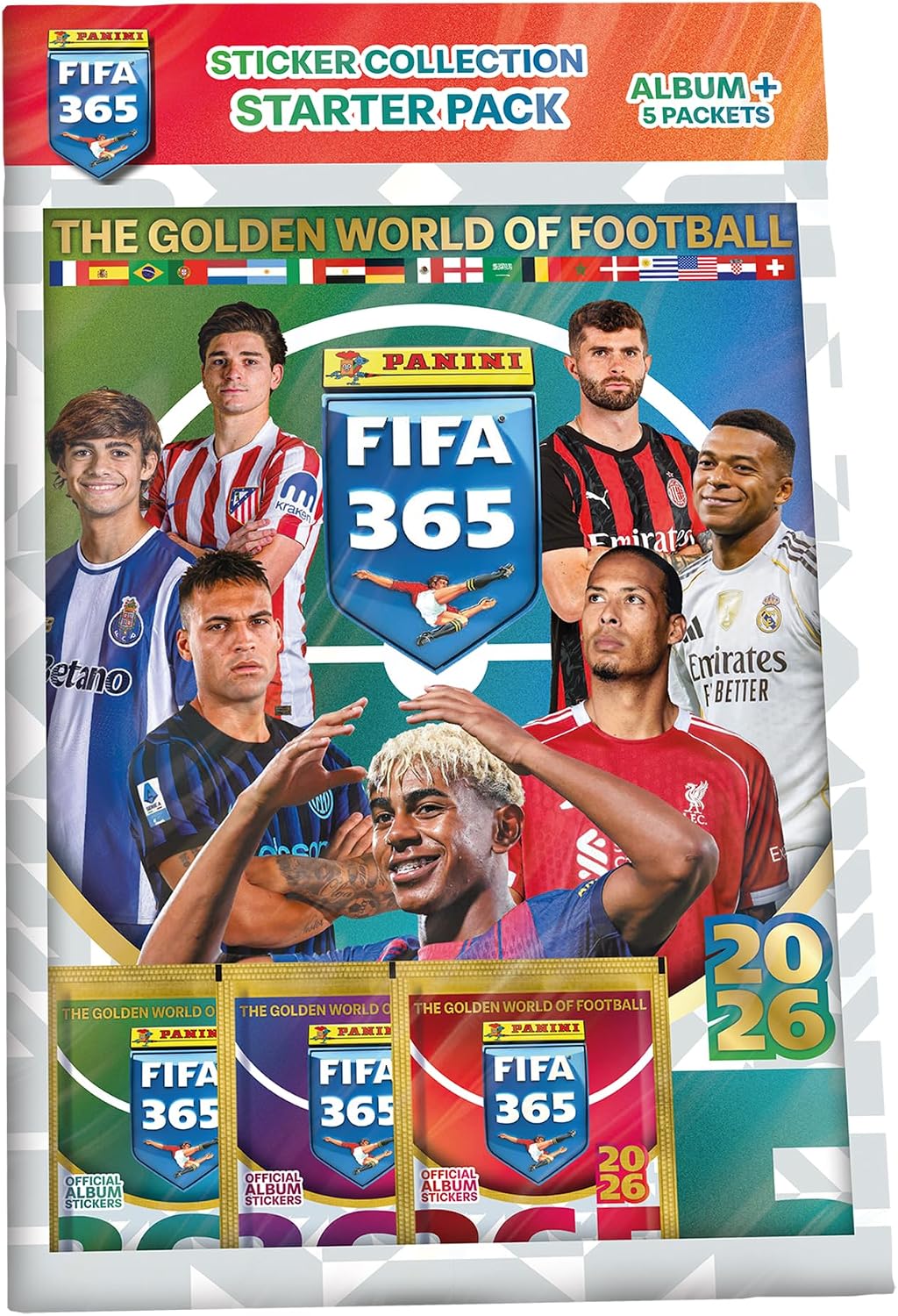 Panini FIFA 365 2026 Sticker Collection - Starter Pack