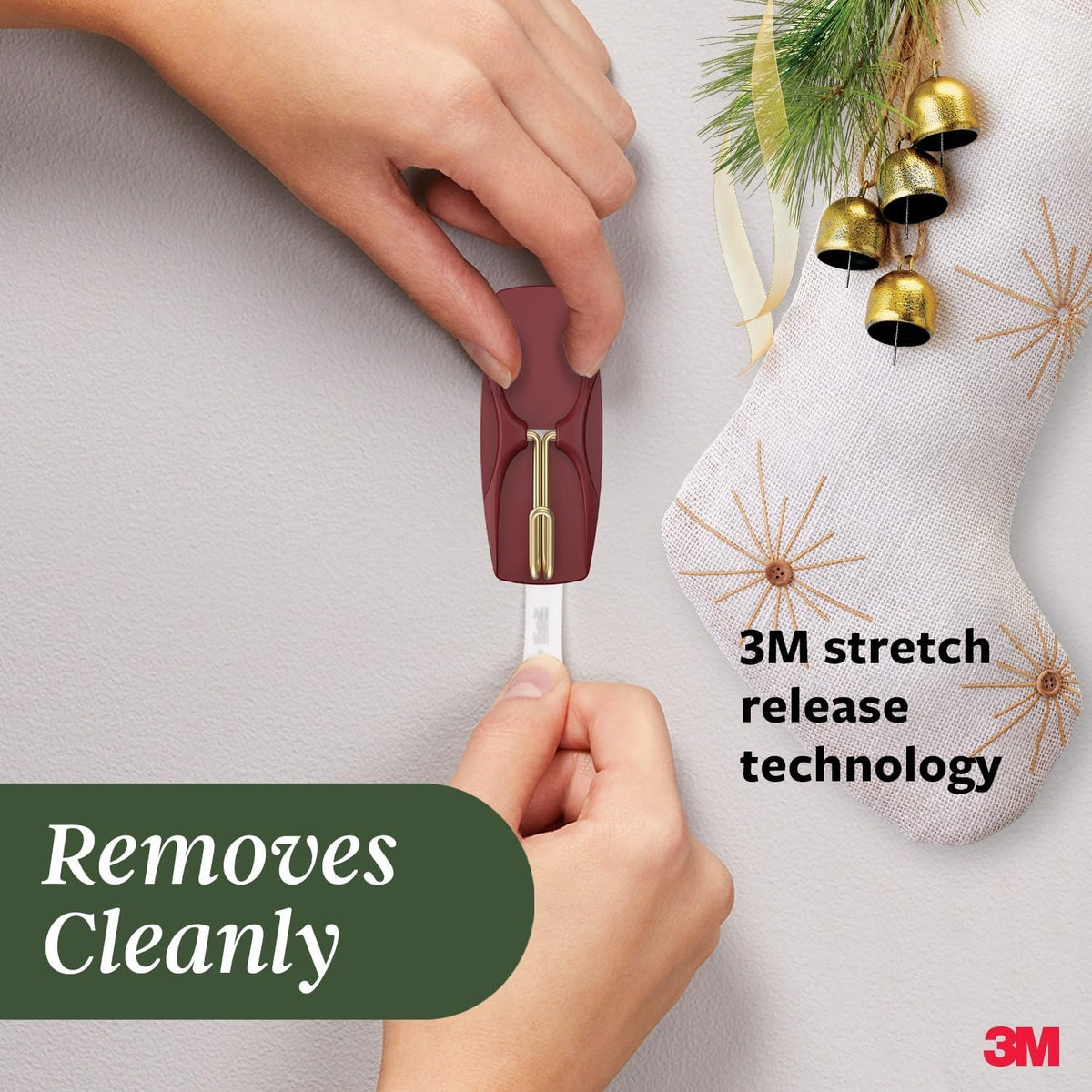 Command Medium Wire Hooks, 6 Light Brown Hooks and 8 Adhesive Strips