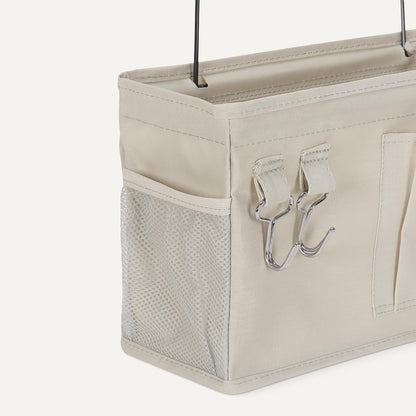 Amazon Basics Bedside Caddy Hanging Storage Organizer, 12 x 37 x 20 cm, Linen