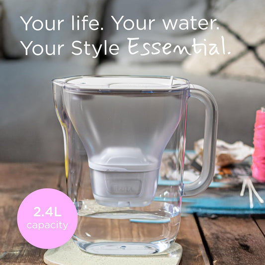 BRITA Water Filter Jug MAXTRA Style Essential, without Performance filters