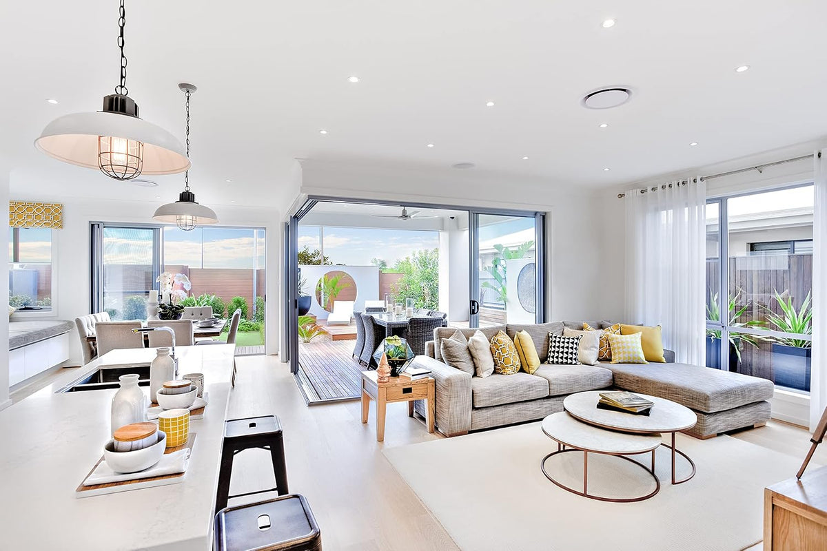 4lite Fire-Rated Indoor Downlight (Matt White) GU10 LED Spotlight with IP65 Rating - 4L1/2200-4yr Guarantee