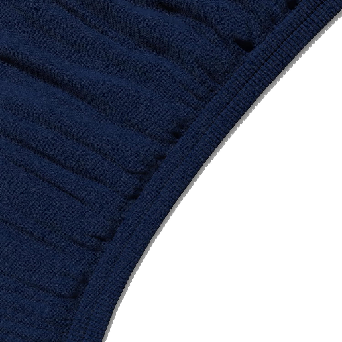 Amazon Basics Soft Microfibre Single Fitted Sheet with 30 cm Deep Pocket, 90 x 190 cm, Navy Blue