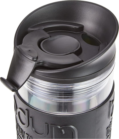 BODUM 11101-01S Travel Mug Insulated Plastic with Flip Lid 0.45 Litres