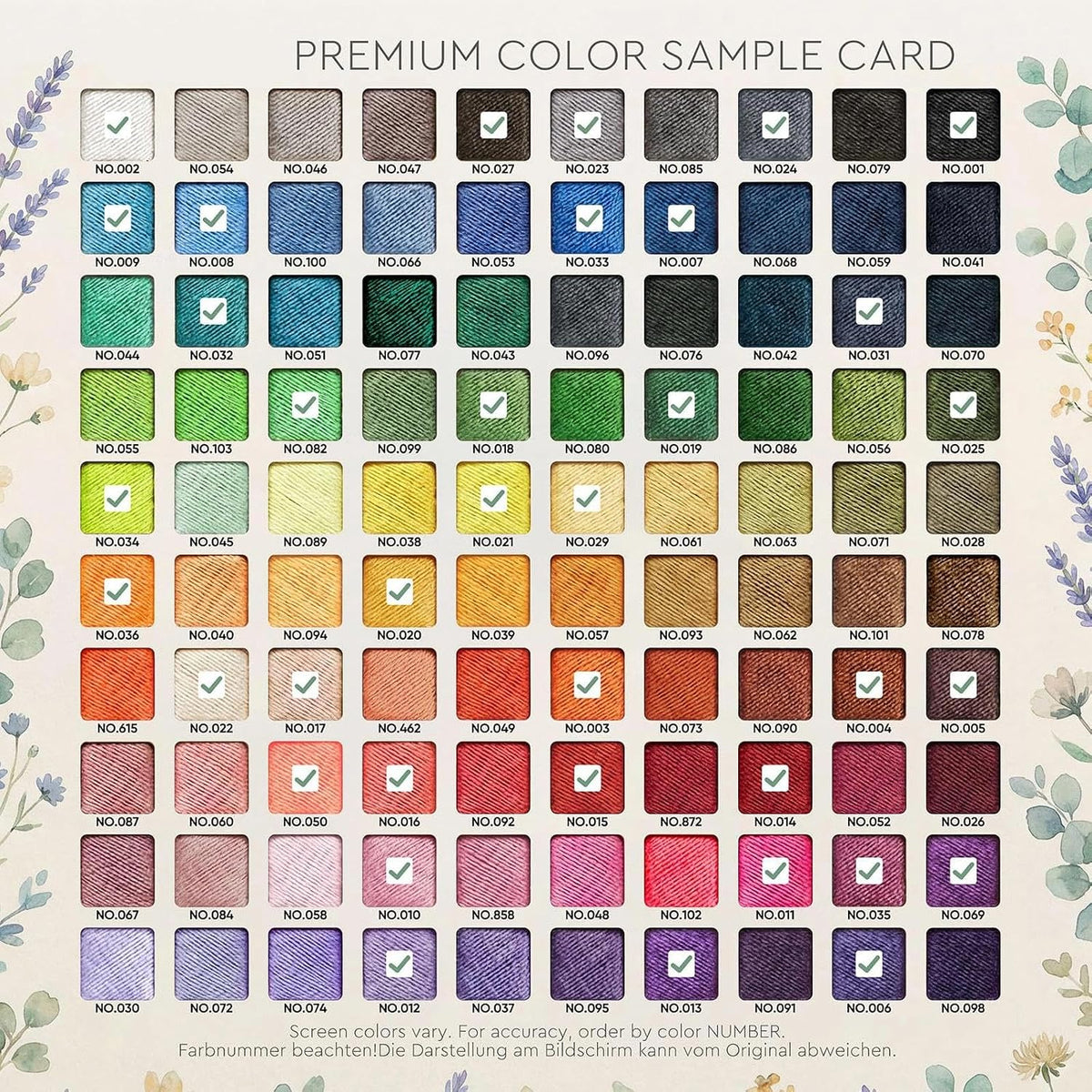 Agoer 700 Yard Sewing Thread Set, 36 Colors Sewing Machine Thread