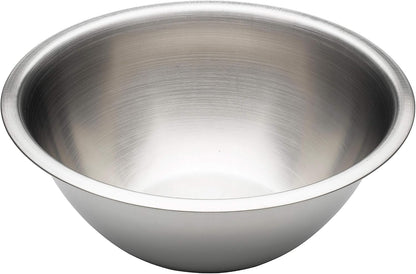 Chef Aid Stainless Steel Mixing Bowl 22 cm Diameter, Perfect Tool for Food Preparation and Serving Freshly Produced Food, 1.7 Litre Capacity, Dishwasher, Fridge and Freezer Safe