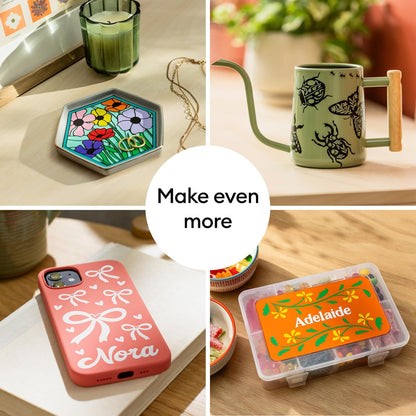 Cricut Permanent Vinyl | Pack of 25 | 30.5 cm × 30.5 cm (12" × 12") | Adhesive Vinyl Sheets | Compatible with All Cricut Cutting Machines