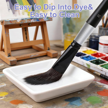 4pcs Dagger Tip Artists Paint Brushes Set, Watercolour Brushes | Specialist Watercolour Brushes for Acrylic, Gouache, Inks, Fine Detail or Broad Strokes. It offers a practical.