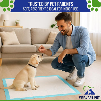 50 x Puppy Training Pads 56x56cm, Dog Pee Pad, Self Adhesive Tabs