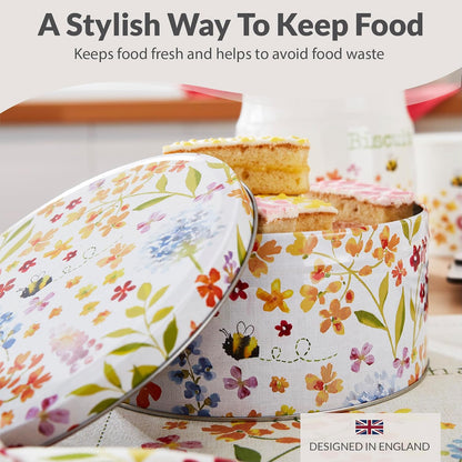 Cooksmart England Set of 3 Cake Storage Tins, Nesting Design