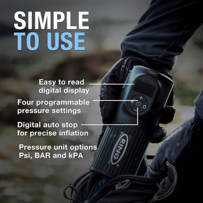 RING TYREINFLATE GO 2 Tyre Inflator Air Compressor, Cordless & Rechargeable