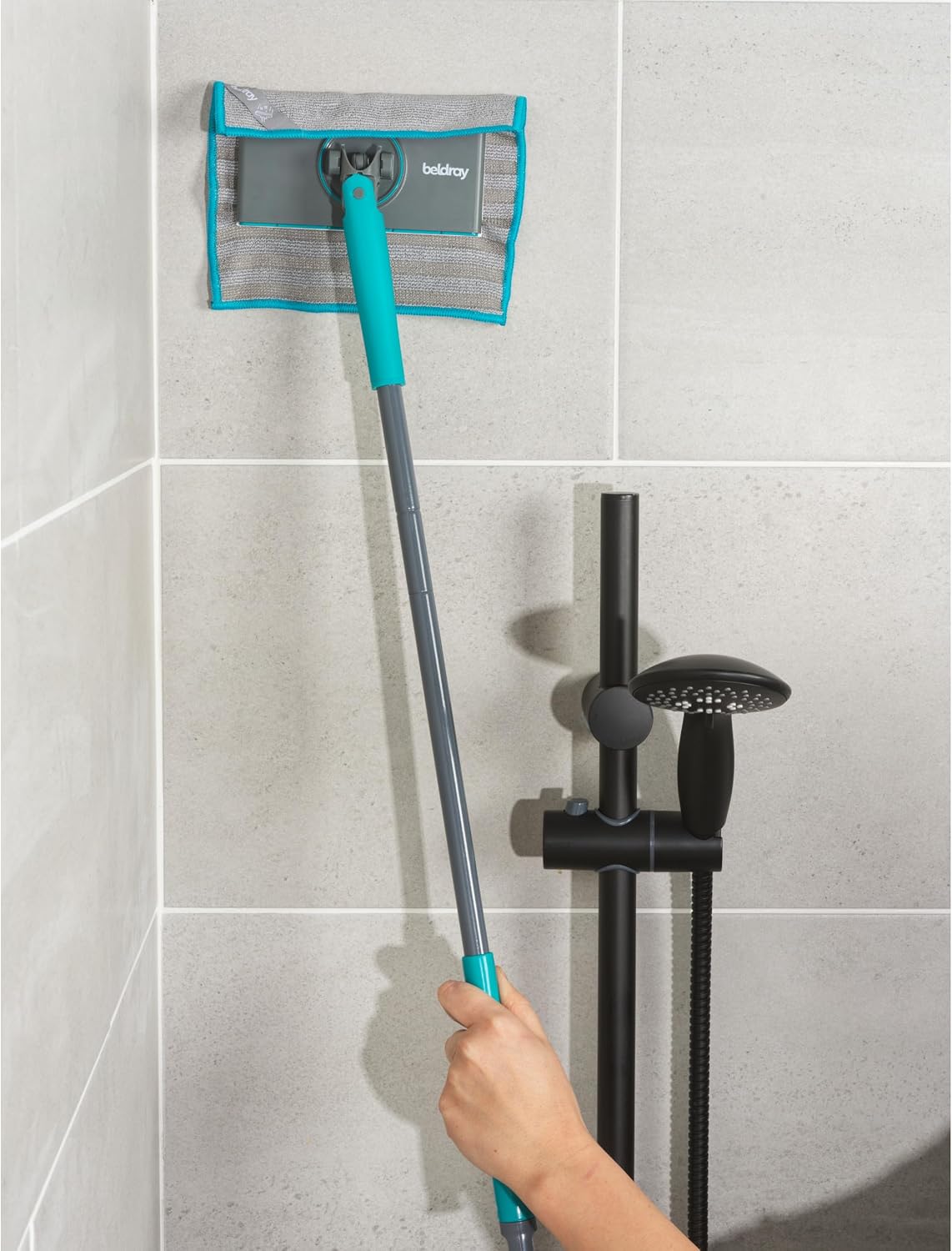 Beldray Anti Bac Bathroom Mop With 70 Cm Handle