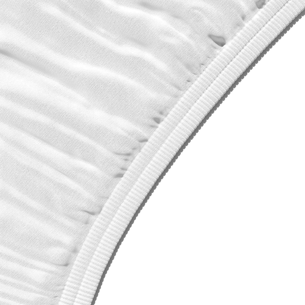Amazon Basics Soft Microfibre Single Fitted Sheet with 30 cm Deep Pocket, 90 x 190 cm, White